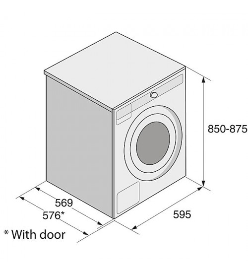 ASKO Logic 8公斤滚筒式洗衣机W 4086 CW/3